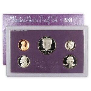 1984 Proof Set U.S.‎ Mint Original Government Packaging OGP Collectible